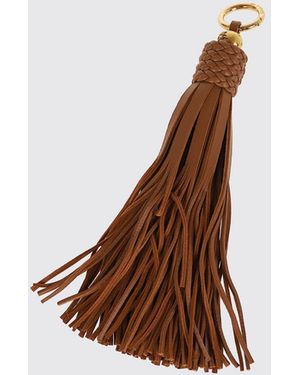 Etro Colgante De Borla De Cuero - Marrón