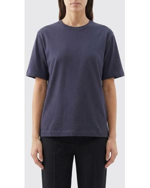 Dries Van Noten Basic Cotton T-Shirts - Blue