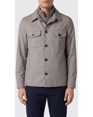 Moorer Dulac-Pum Technical Fabric Jacket - Gray