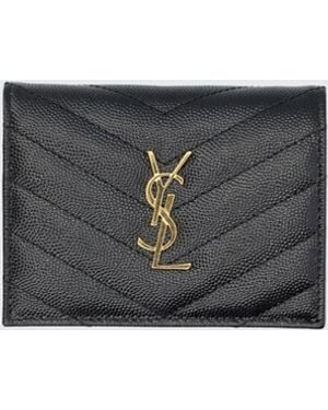 Saint Laurent Portafoglio Donna - Grigio