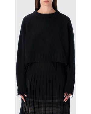 Low Classic Pullover Damen - Schwarz