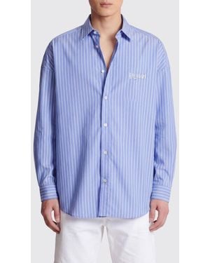 Balmain Camicia Relaxed - Blu