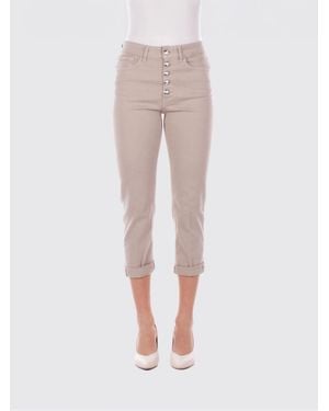 Dondup Jeans Slim Fit De Denim - Neutro