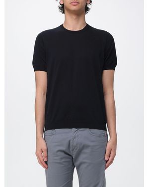 Drumohr Basic Crew Neck Knit - Black
