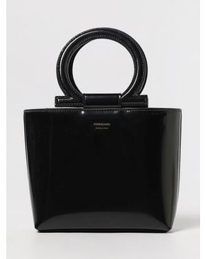 Ferragamo Schultertasche Damen - Schwarz