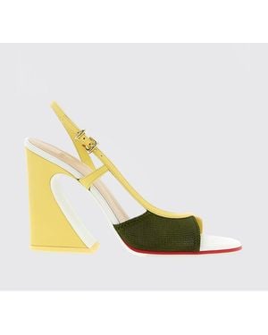 Fendi Sandalen Mit Absatz Damen - Gelb