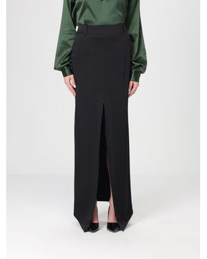 Tom Ford Crêpe-Maxirock - Schwarz