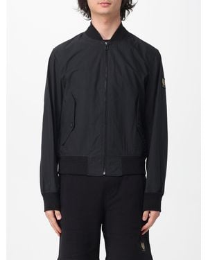 Belstaff Carrier Cotton Blend Bomber Jacket - Blue
