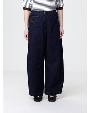 Cordera Wide-Leg Jeans Aus Baumwoll-Denim - Blau