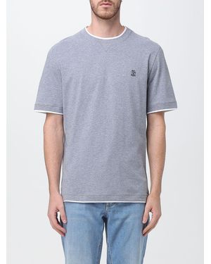 Brunello Cucinelli Polo Herren - Blau