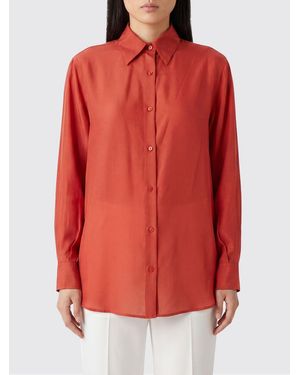 Momoní Momon&Igrave Camisa Clásica De Seda - Rojo