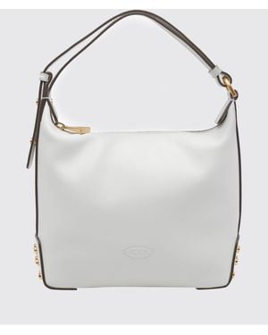 Tod's Bolso Gmt De Piel - Blanco