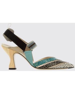 Fendi High Heel Shoes - Natural