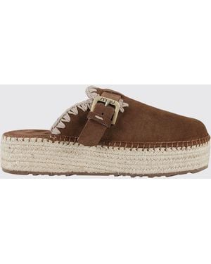 Mou Flat Sandals - Brown