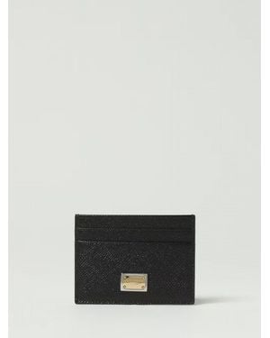 Dolce & Gabbana Dolce &Amp Gabbana Dauphine Calfskin Card Holder - White