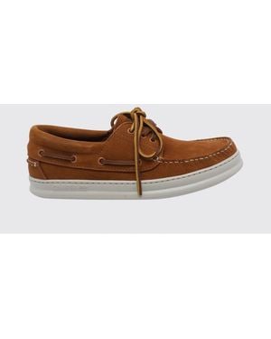 Camper Runner Nubuck Boat Loafers - Brown
