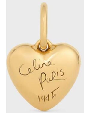Celine Charm De Corazón 1945 De Aluminio - Blanco