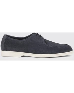 Doucal's Suede Derby - White