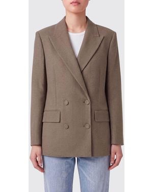 Golden Goose Double-Breasted Virgin Wool Blazer - Brown