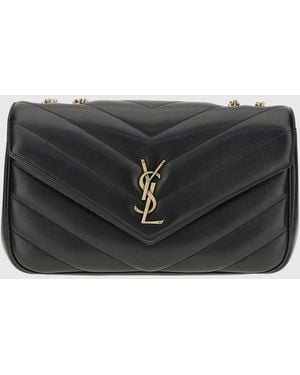 Saint Laurent Bolso De Hombro Mujer - Negro