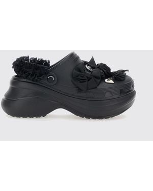 Balenciaga X Crocs Jibbitz Eva Mules With Platform And Decorative Studs - Black