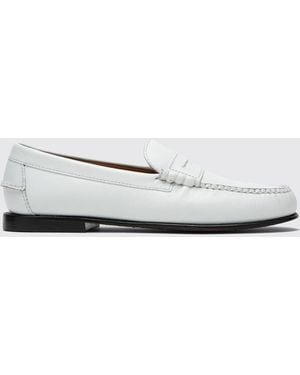 Sebago Danielle College-Stil Penny Loafers Aus Glattleder Von - Weiß