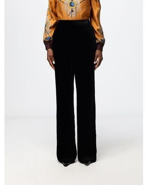 Etro High-Waisted Wide-Leg Palazzo Pants - Black