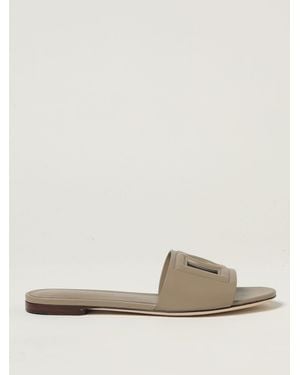 Dolce & Gabbana Flat Sandals - Natural