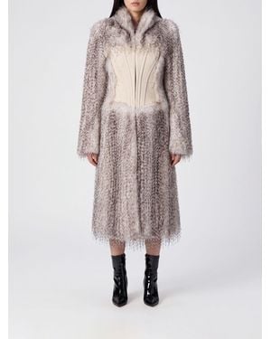 Elisabetta Franchi Abrigo Mujer - Neutro