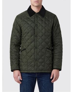 Barbour Liddesdale Quilted Jacket With Corduroy Collar - Grey