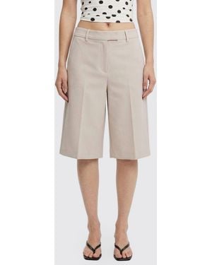 FEDERICA TOSI Knee Length Tailored Shorts - Natural