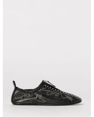 Chloé ChloÉ Susanna Leather Ballerinas With Studs - Black