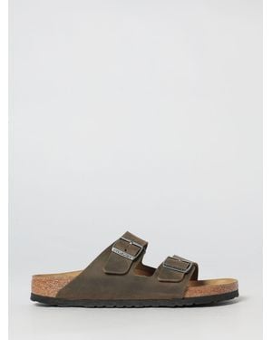 Birkenstock Oiled Leather Arizona Sandal - Green