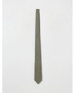 Luigi Borrelli Napoli Pure Silk Tie With Vintage-Style Floral Print - White