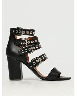 Via Roma 15 Sandalias De Tacón Mujer - Negro