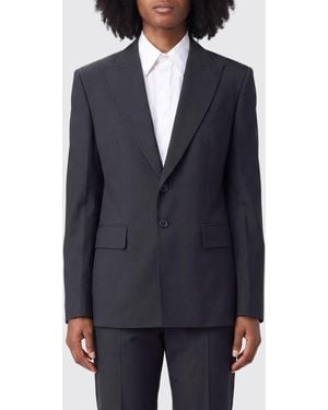 DSquared² Einreihiger Wollmischung-Blazer Mit Fallendem Revers - Blau
