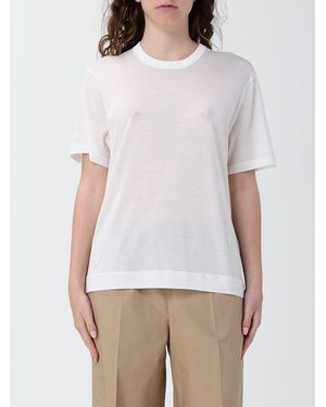 Ami Paris Crew Neck Cotton T-Shirt - White