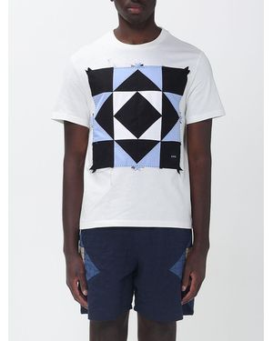 A.P.C. Organic Cotton T-Shirt With Rhombus Pattern - White
