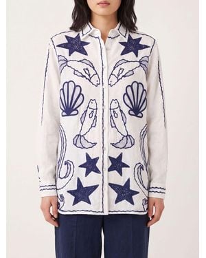 FARM Rio Camisa Mujer - Azul