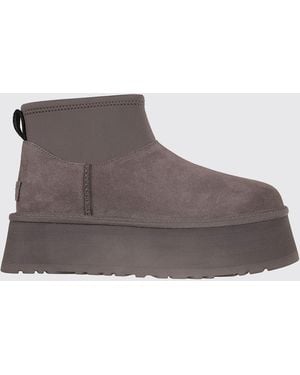 UGG Flat Ankle Boots - Brown