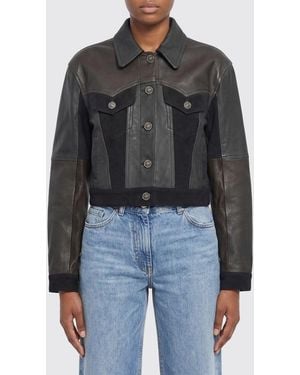 Versace Leather Jacket - Black