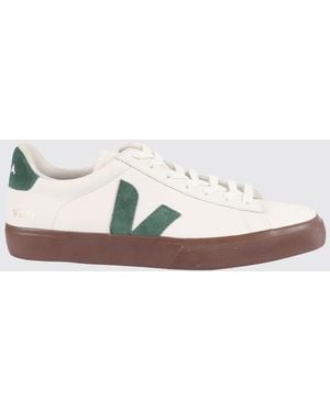 Veja Campo O.T. Leather Trainers - White