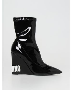 Moschino Botines Planos Mujer - Negro