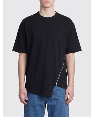 Comme des Garçons Asymmetric Cotton T-Shirt - Black