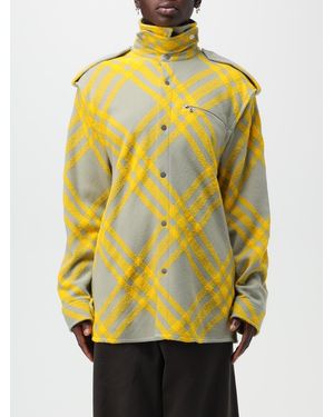Burberry Wool Blend Jacket - Yellow