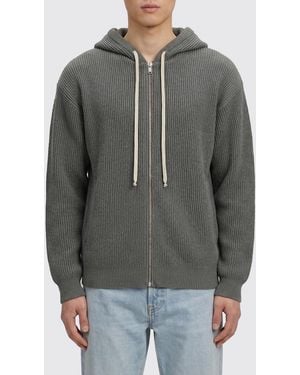 Rick Owens Hooded Cardigan - Gray