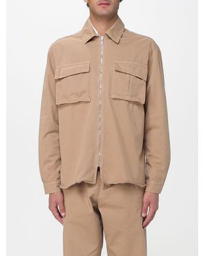 Laneus Cotton Overshirt - Natural