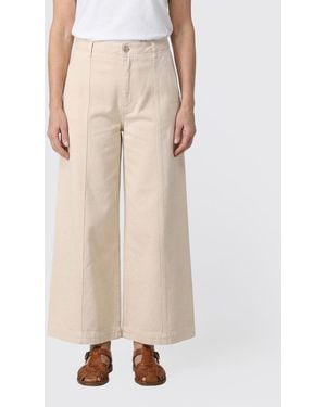 Twinset Denim Wide Leg Jeans - Natural