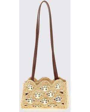 Rabanne Schultertasche Damen - Natur