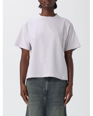 Balenciaga Cotton T-Shirts With Back Logo - White